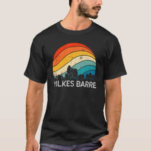 Retro Pennsylvania Wilkes Barre Skyline Vintage Ur T-Shirt