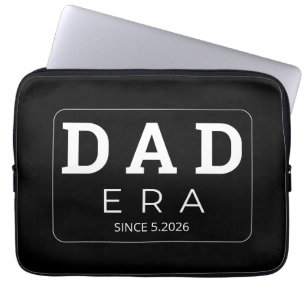 Retro Personalised Dad Gift Est 2026 Best Dad Ever Laptop Sleeve