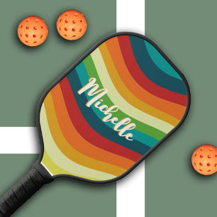 Retro Personalised Name Pickleball Paddle