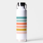 Retro Personalised Name Water Bottle (Front)