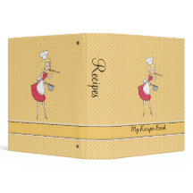 Retro Personalised Recipe Binder