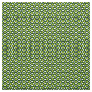Retro petals design - Shade of green Fabric