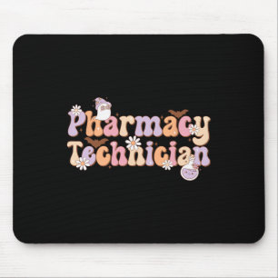 Retro Pharmacy Technician Halloween Spooky Pharmac Mouse Pad