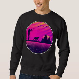 Retro Pheasant Hunting Upland Bird Hunter Dog Vapo Sweatshirt