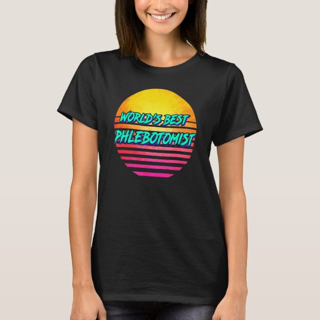 Retro Phlebotomist T-Shirt (Front)
