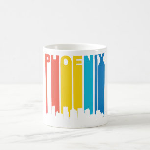 Retro Phoenix Skyline Coffee Mug