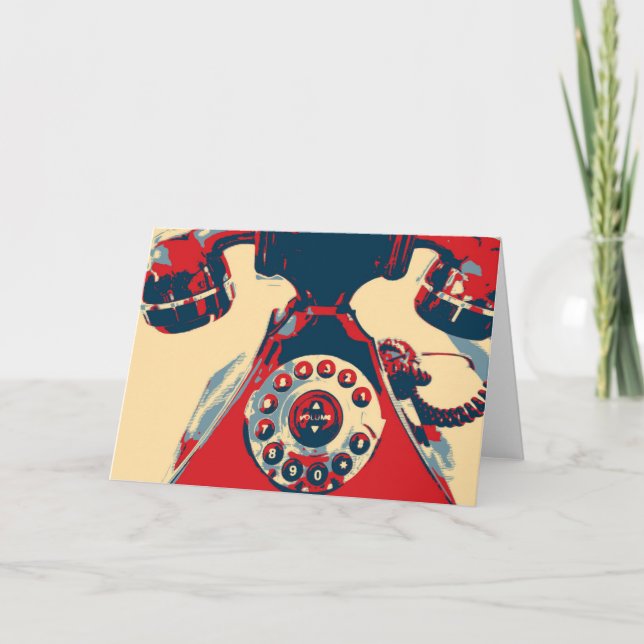 Retro Phone Card (Front)