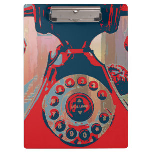 Retro Phone Clipboard