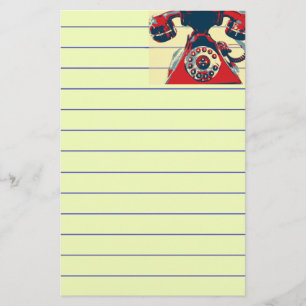Retro Phone Stationery