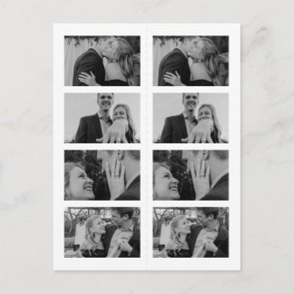Retro Photo Bookmark Save the Date Invitation Postcard