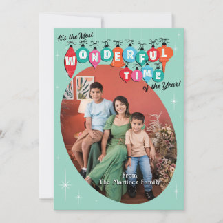 Retro Photo Christmas Cards Vintage