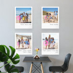 Retro Photographs With Handwritten Font<br><div class="desc">Make your own great wall art set from Ricaso by uploading your own photograph and / or artwork set of 2 3 or 4 - these will make your home,  office etc look great and personal. Designed in a Retro Photograph style With Handwritten Font</div>