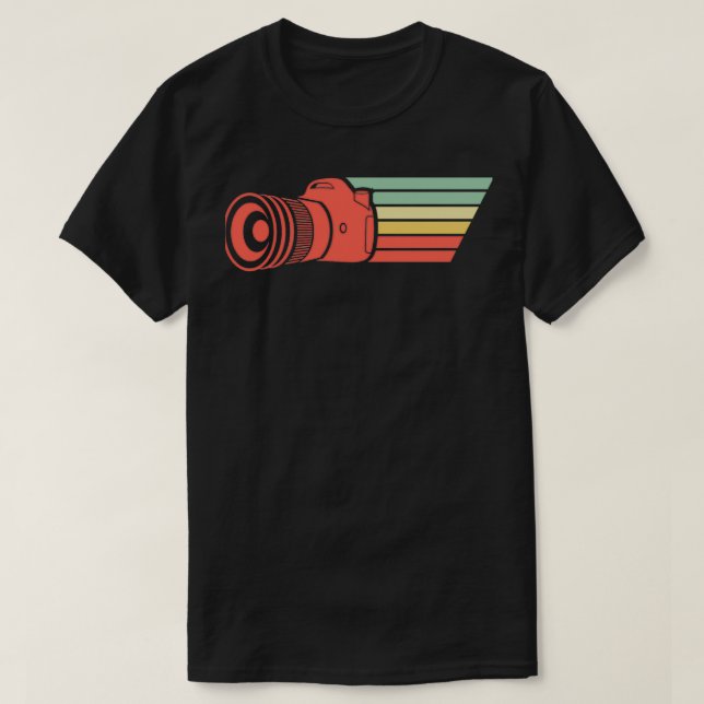 Retro Photography Day Gift  Camera Photographer  ( T-Shirt (Design Front)