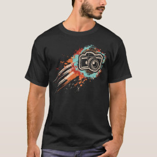 Retro Photography Lover Photograph Camera Men Wome T-Shirt