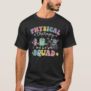 Retro Physical Therapy Pt Squad Paediatrics Physic T-Shirt