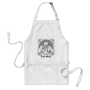 Retro Physician Assistant Apron