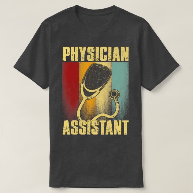 Retro Physician Assistant T-Shirt (Design Front)