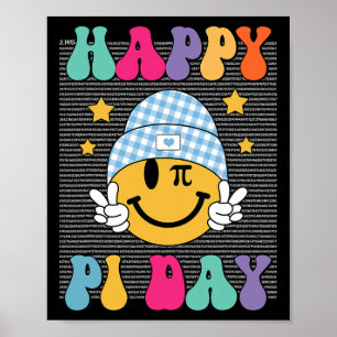 Retro Pi Day 10000 Digits Pi Sign Math Teacher Men