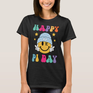 Retro Pi Day 10000 Digits Pi Sign Math Teacher Wom T-Shirt