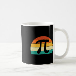 Retro Pi Symbol - Math Lover Science Pi Day Coffee Mug