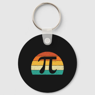 Retro Pi Symbol - Math Lover Science Pi Day  Key Ring