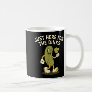 Retro pickle funny vintage here for the dinks coffee mug
