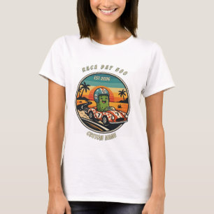Retro Pickle Indy Racing Tee - Funny Race Day Gift