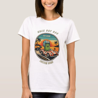 Retro Pickle Indy Racing Tee - Funny Race Day Gift