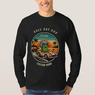 Retro Pickle Indy Racing Tee - Funny Race Day Gift