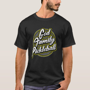 Retro Pickleball Apparel & Christian for Family T-Shirt