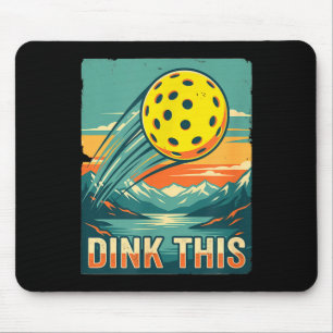Retro pickleball shirt dink this funny playerRetro Mouse Pad