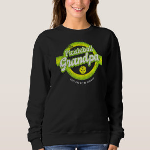 Retro Pickleball Team Clothing Father's Day Pickl Sweatshirt