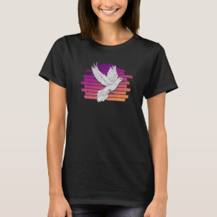 Retro Pigeon Breeder Bird Dove Animal Pigeon T-Shirt