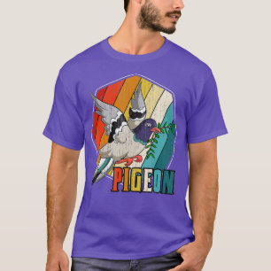 Retro Pigeon Lover Animal Bird Pigeon Breeder Pige T-Shirt