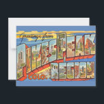Retro Pikes Peak Colorado  Postcard<br><div class="desc">Bright,  colourful retro postcard of the Pikes Peak region of Colorado repurposed!</div>