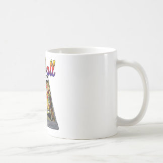 Retro Pinball Machine Design Coffee Mug