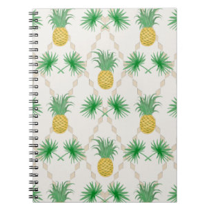 Retro, pineapple notebook