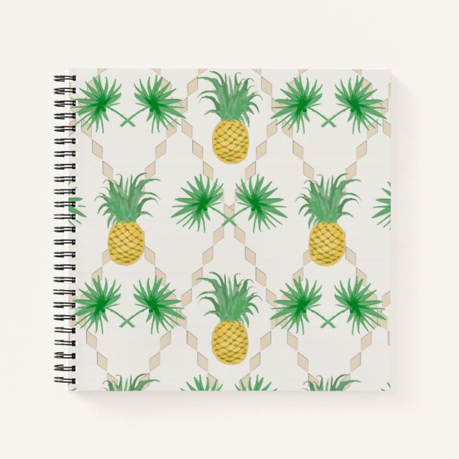 Retro, pineapple notebook (Front)