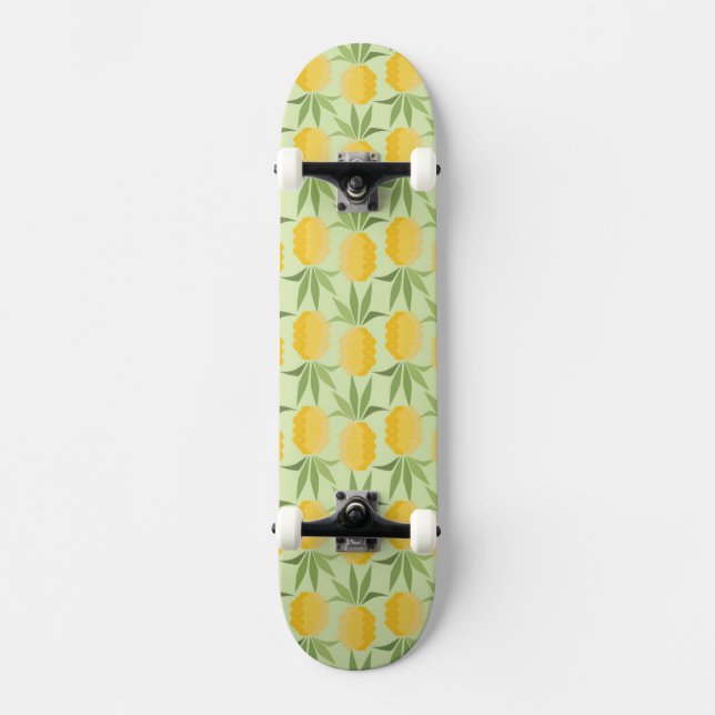Retro Pineapples Skateboard (Front)