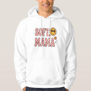 Retro Pink Chequered Soft Mama PNG - Cool Summer S Hoodie