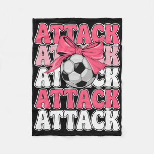 Retro Pink Coquette Ll Style Player Fan Team Girls Fleece Blanket