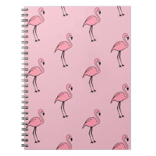 Retro Pink Flamingo Office School Notebook Gift