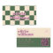 Retro Pink Green QR Code Groovy Chequered Funky 