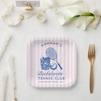 Retro Pink Last Swing Before The Ring Tennis Bach