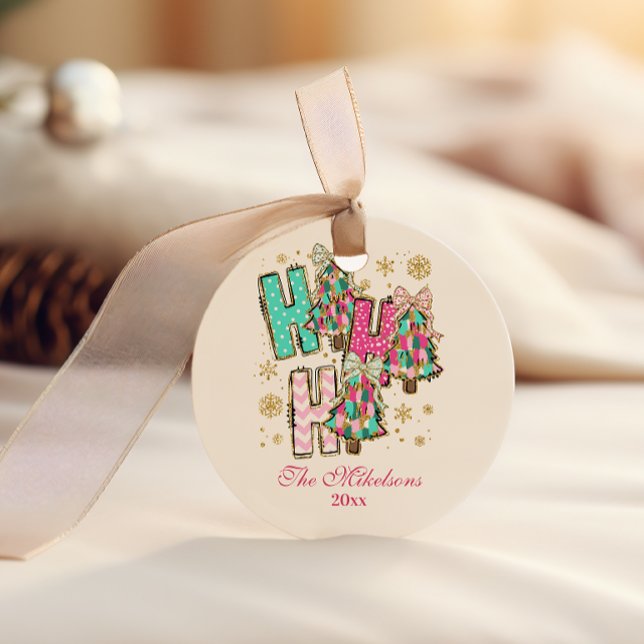 Retro Pink Nutcracker Christmas  Classic Round Sticker (Creator Uploaded)