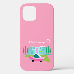Retro Pink Palm Springs iPhone / iPad case