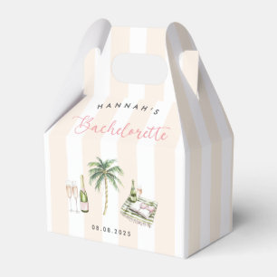 Retro Pink Wine Country Bachelorette Weekend Favour Box