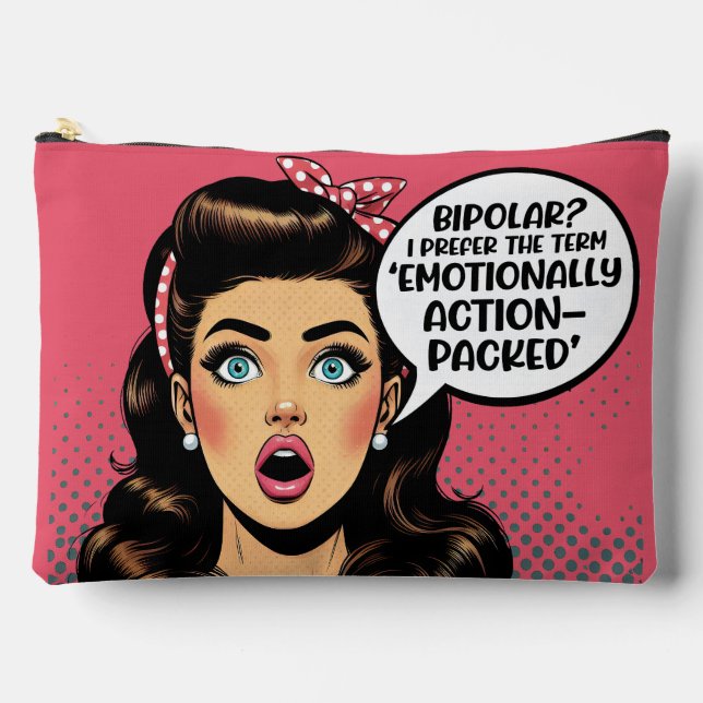 Retro Pinup_ Action Packed Accessory Pouch (Front)