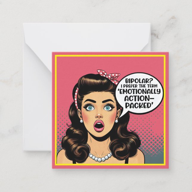 Retro Pinup_ Action Packed Card (Front)