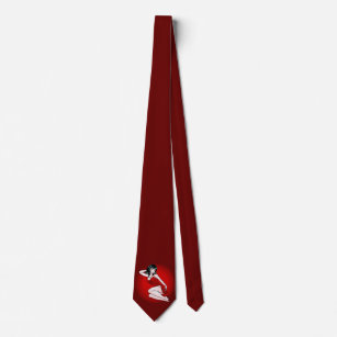 Retro Pinup Girl Tie 50's Pinup Girl Neckties